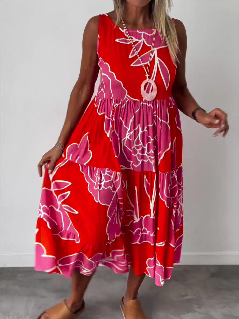 Gwendolyn | Élégante robe maxi sans manches