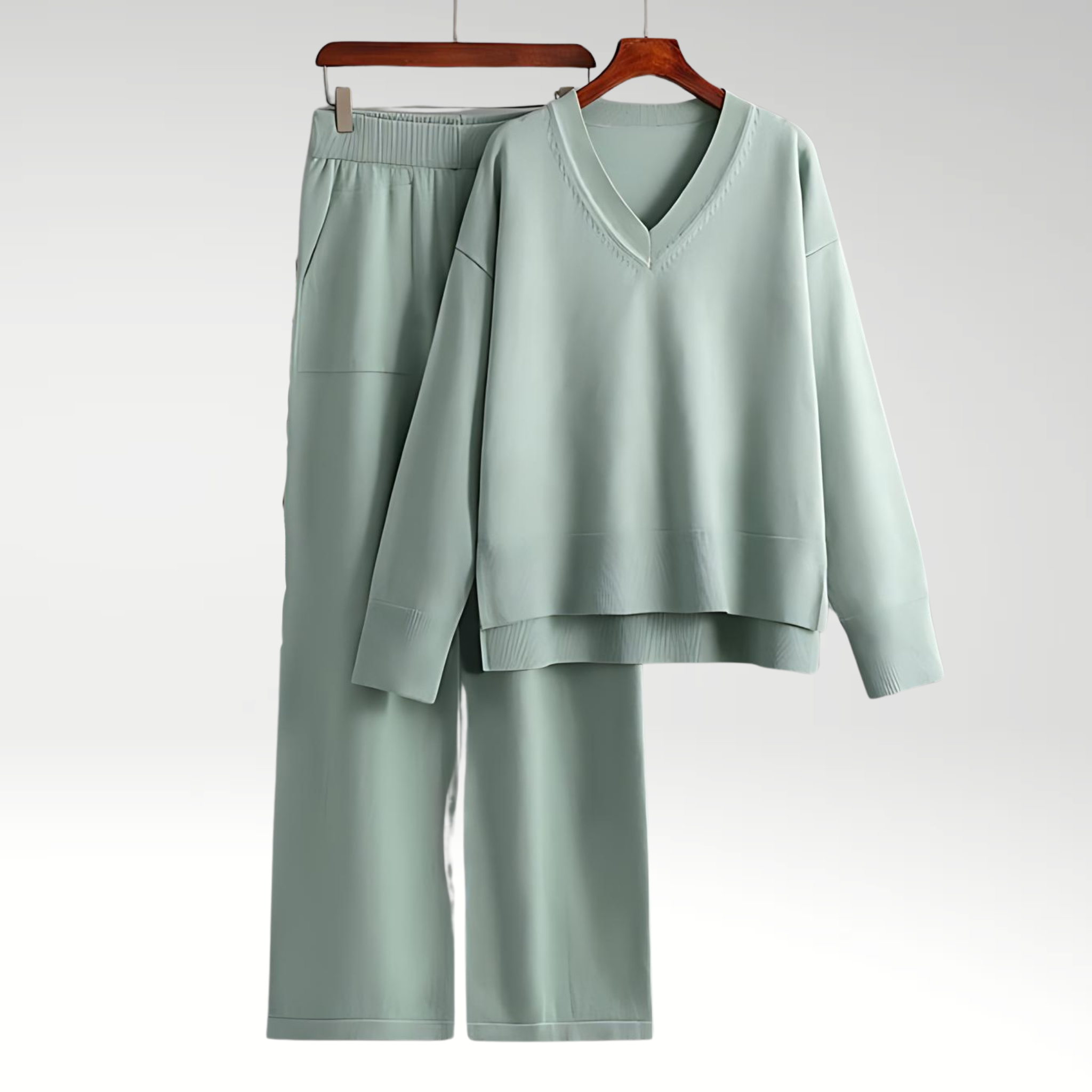 Luxe Ensemble deux pièces col V