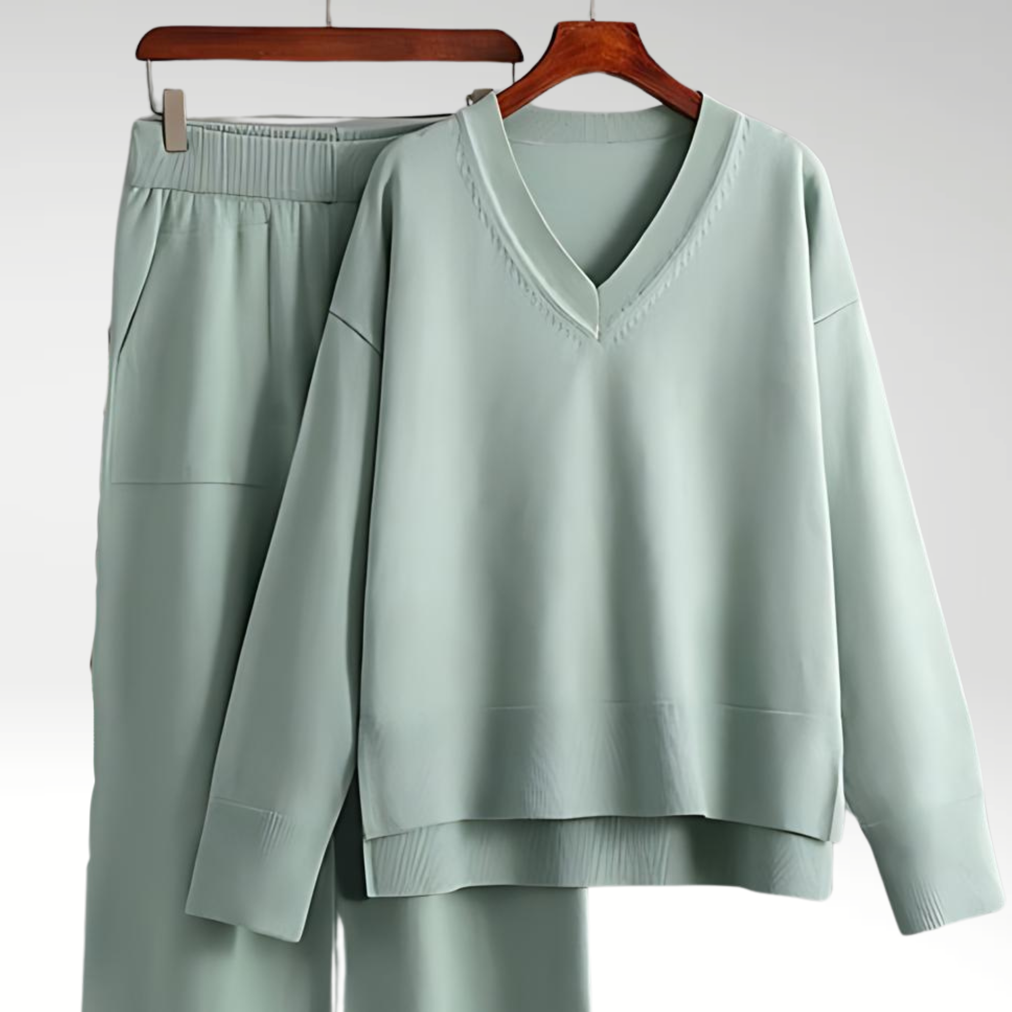 Luxe Ensemble deux pièces col V