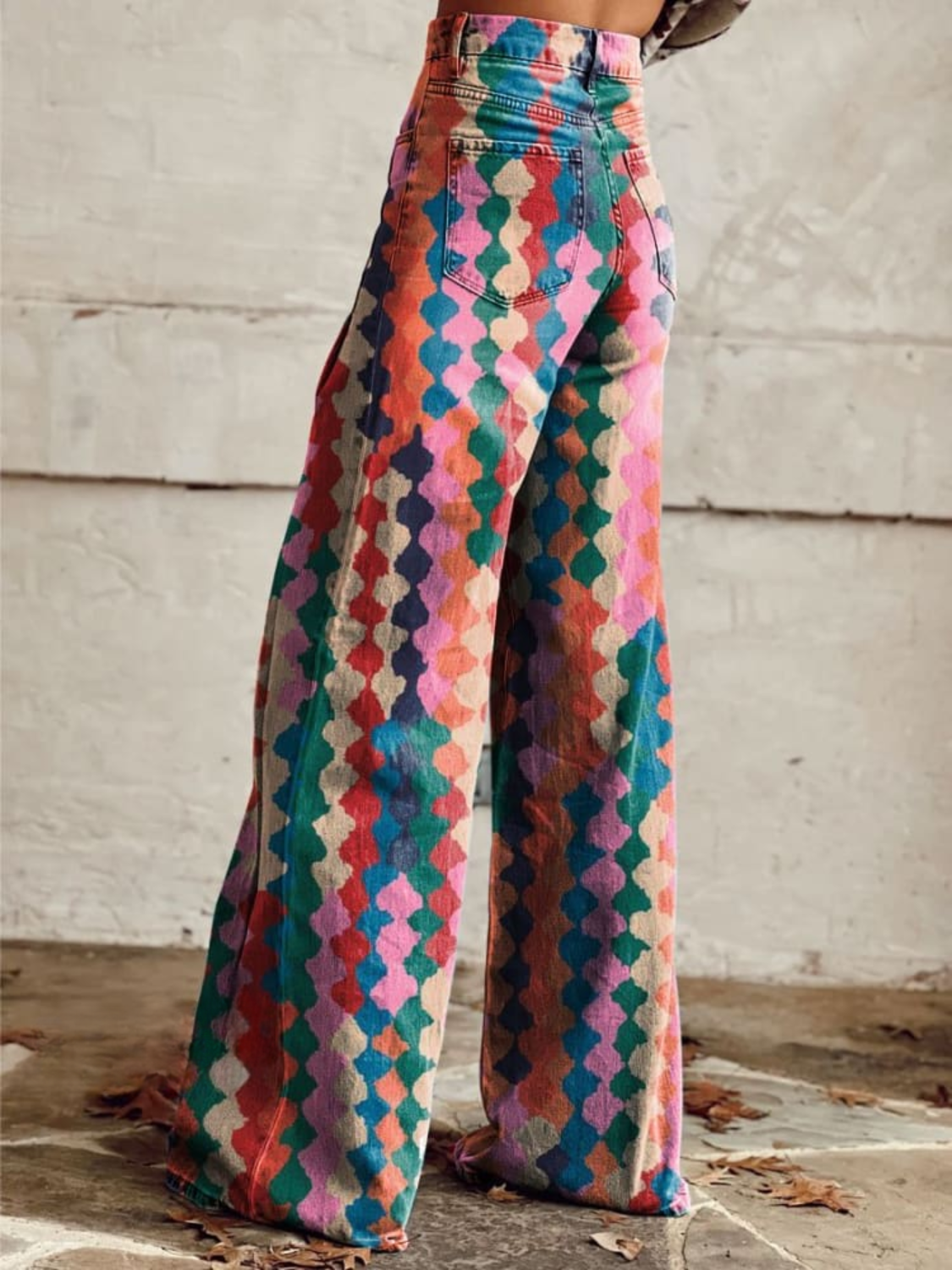 SOPHIE | Pantalon Bohémien Chic, Confortable et Ample