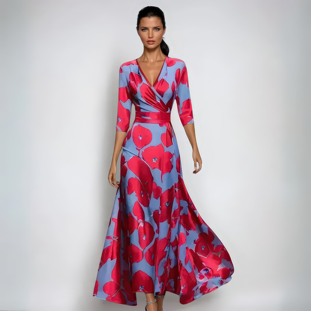 Emma | Flared Floral Robe