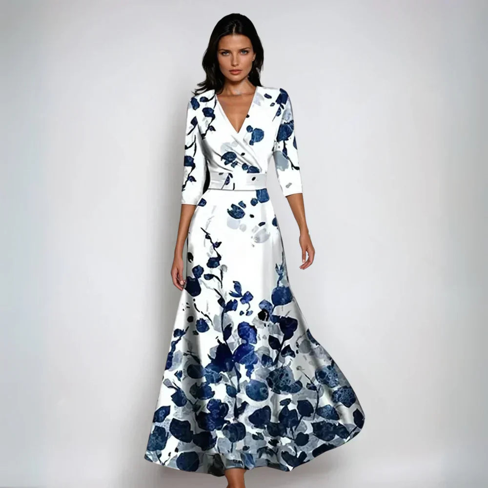 Emily | Flared Floral Robe