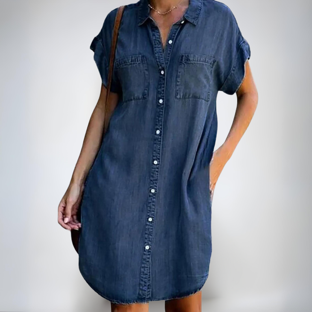 Tereza | Robe légère décontractée à manches courtes