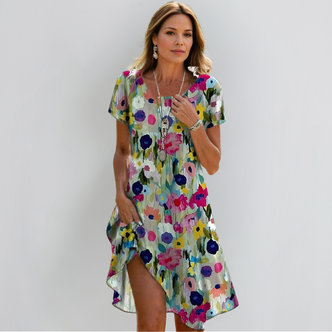 Eliska | Élégante Robe à Fleurs