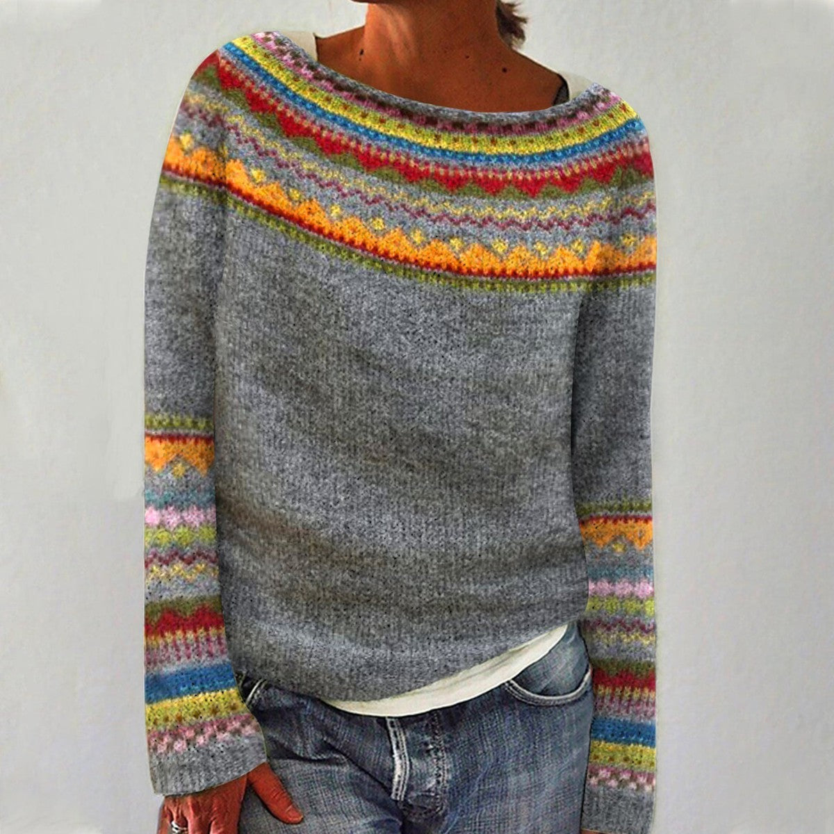 Melissa | Pull Confortable au Design Amusant