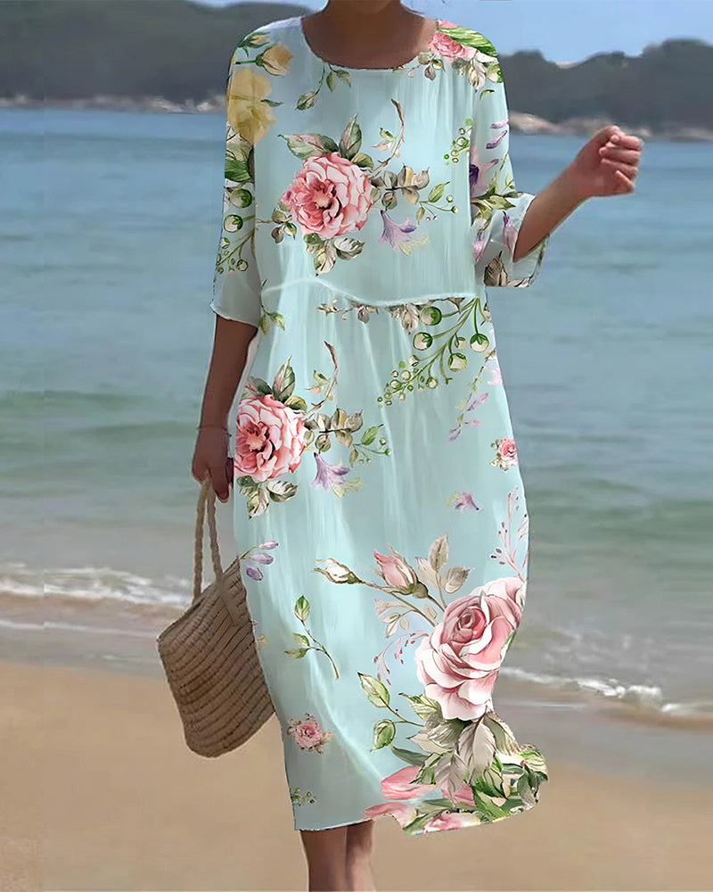 Mara™ | Élégante Robe à Fleurs