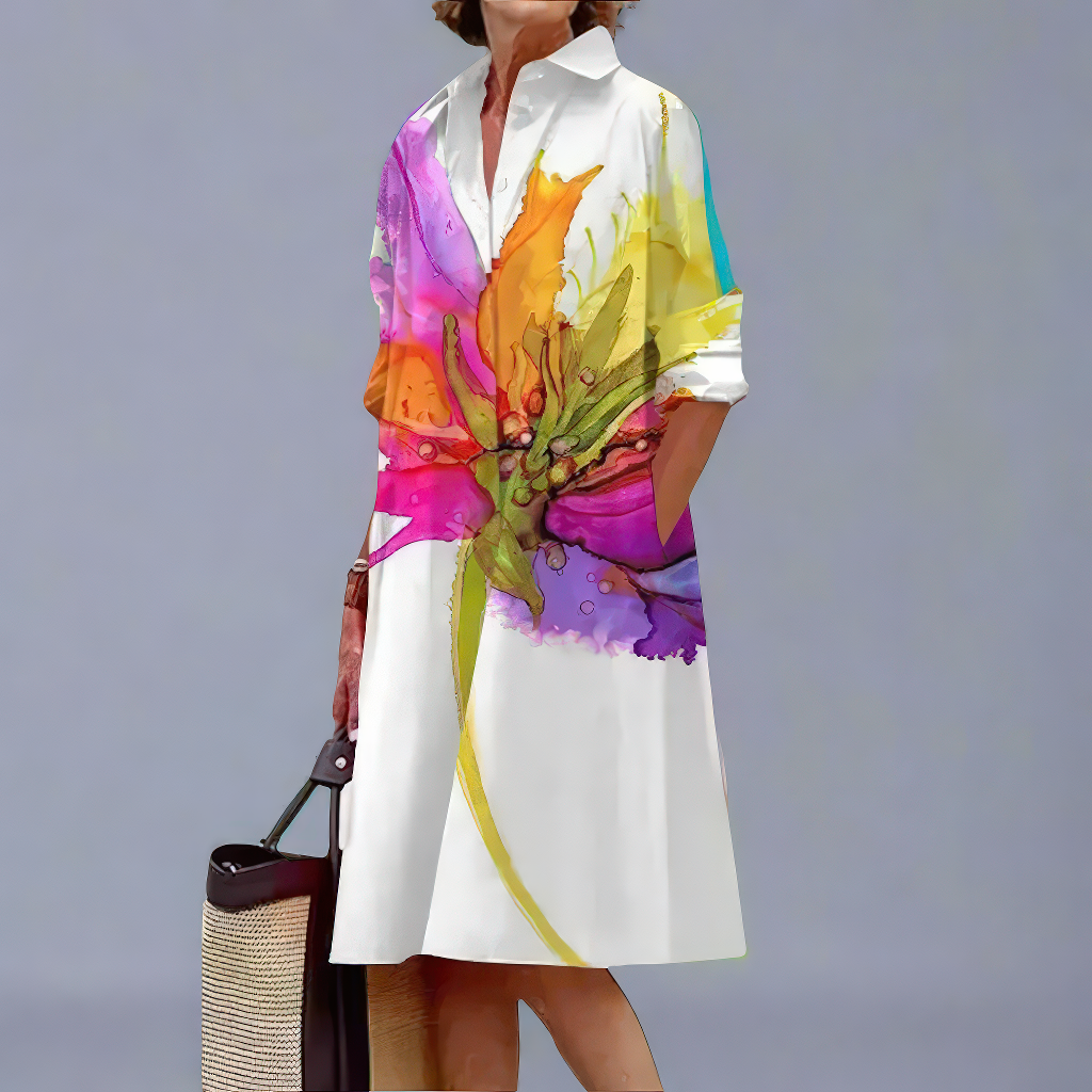 Thekla | Robe midi faite main