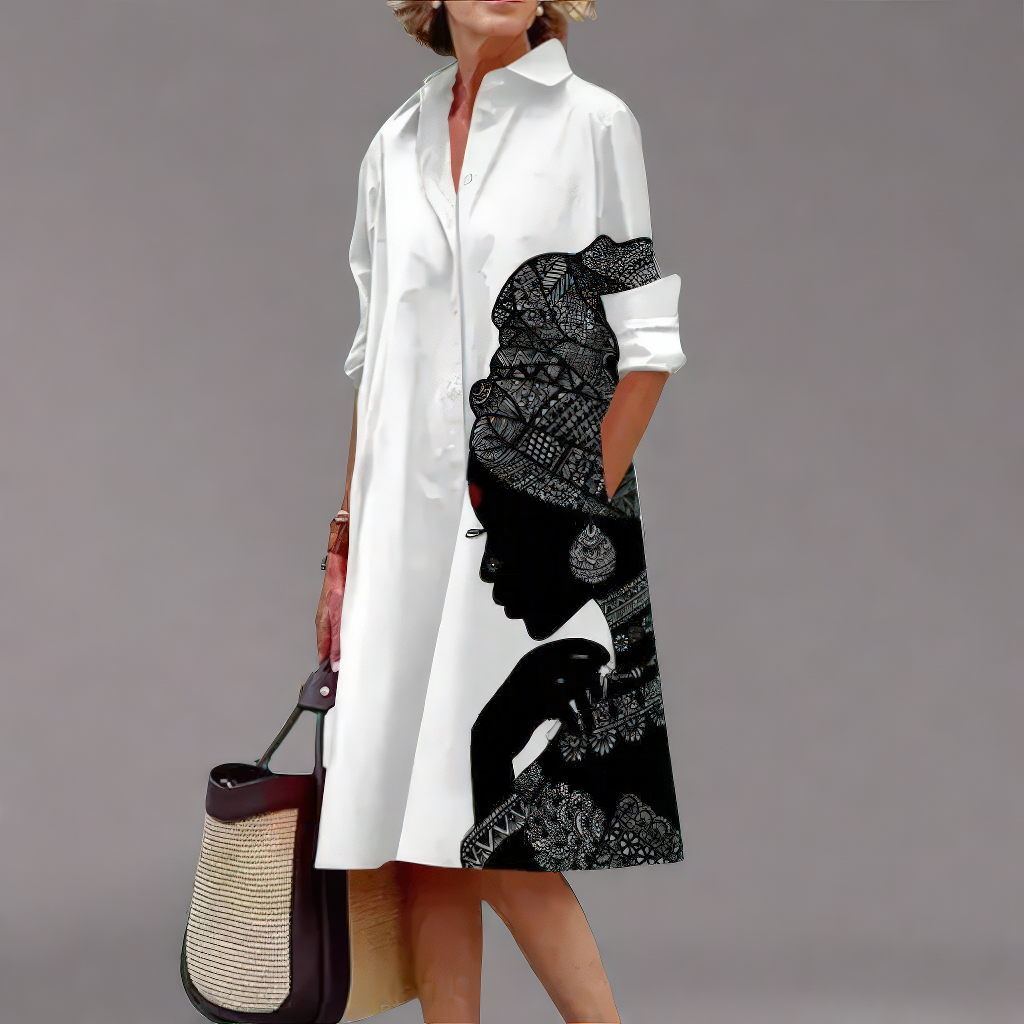 Ayleen | Robe midi faite main