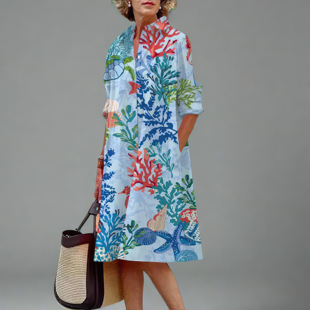 Annkathrin | Robe midi faite main