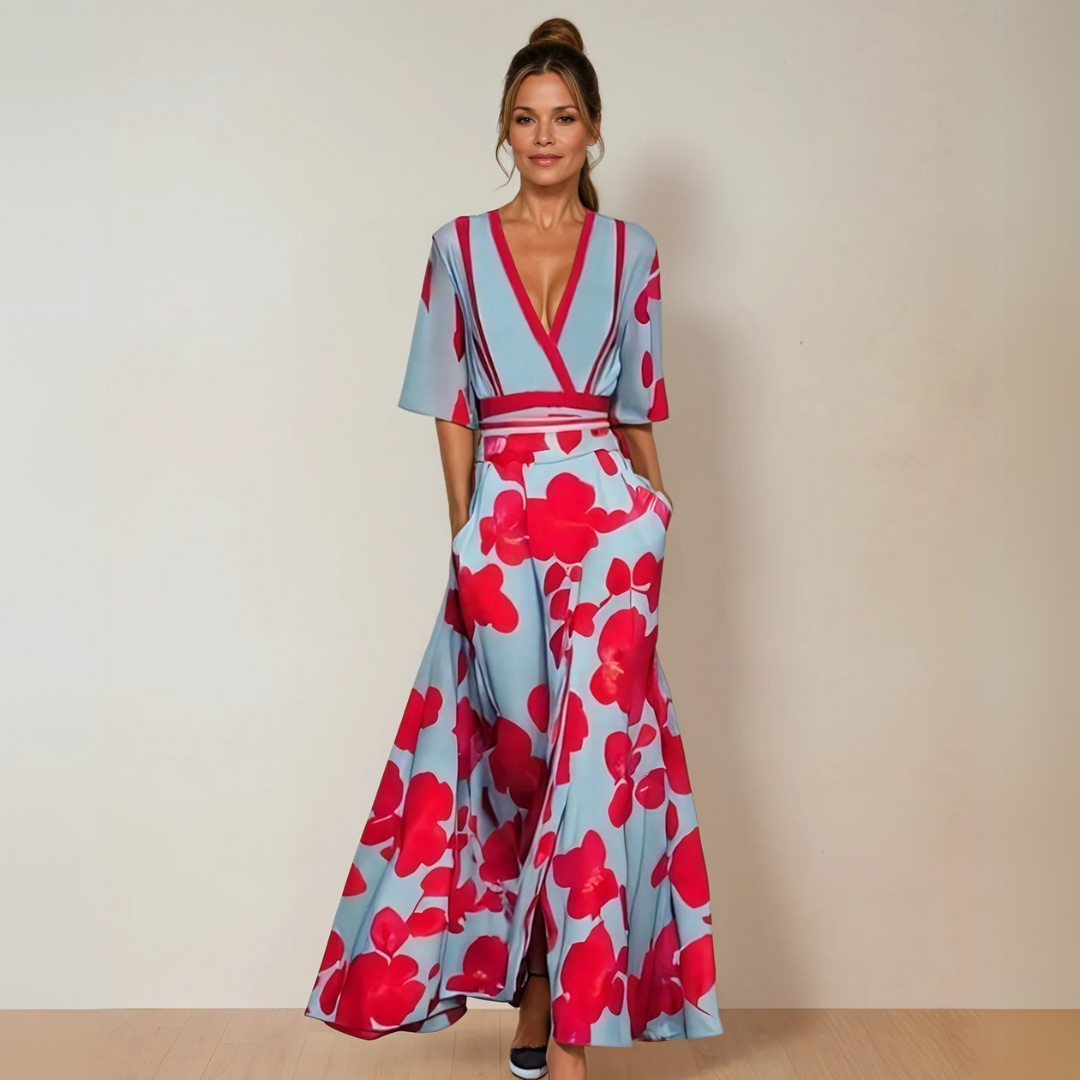 Amara | Classic Floral Robe