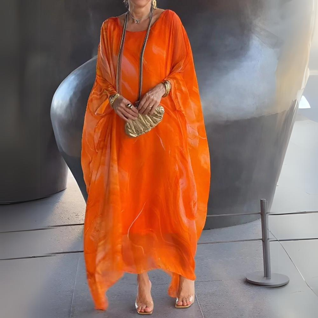 Laura™ - Robe en soie chiffon charmante