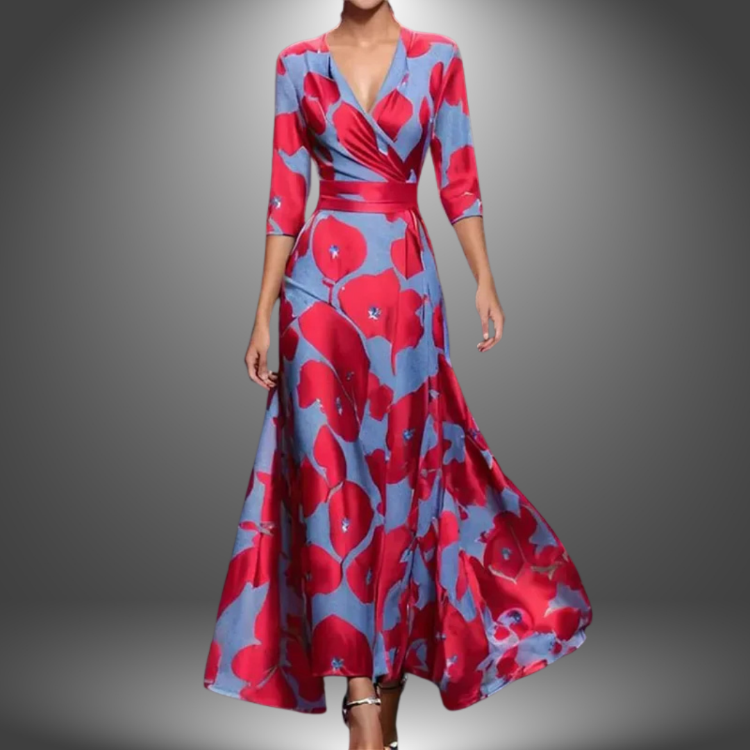Robe portefeuille imprimée Leigh™