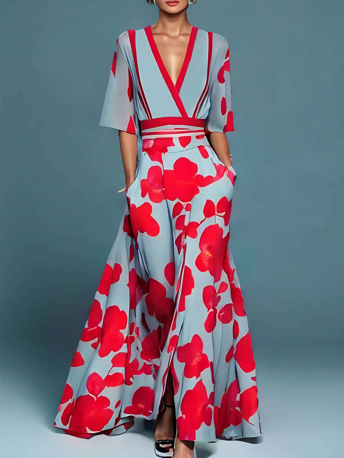 Celine | Élégante robe à motif floral