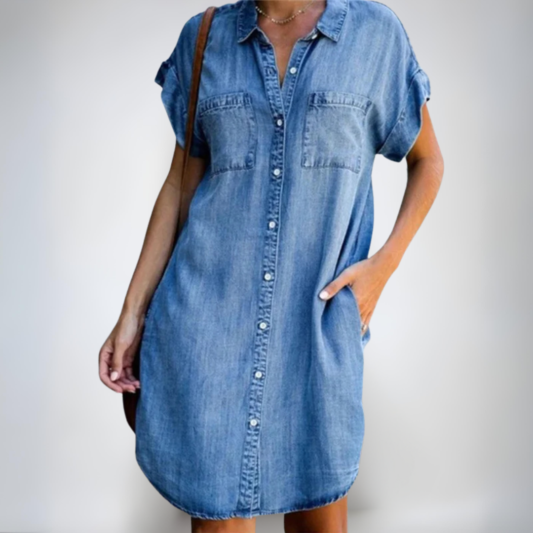 Tereza | Robe légère décontractée à manches courtes