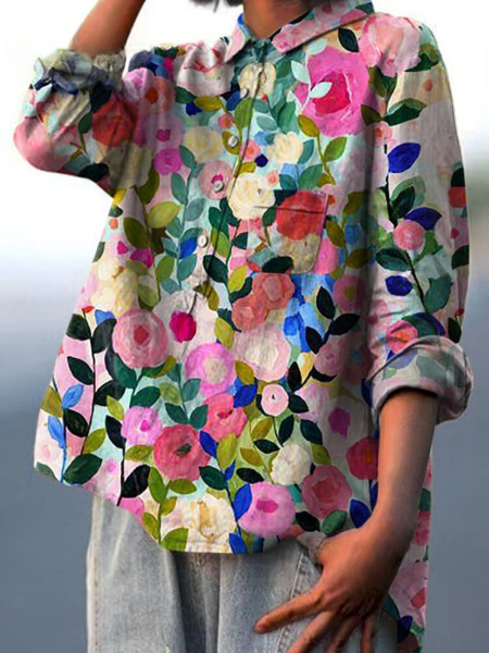 Lila | Blouse à Motif Floral