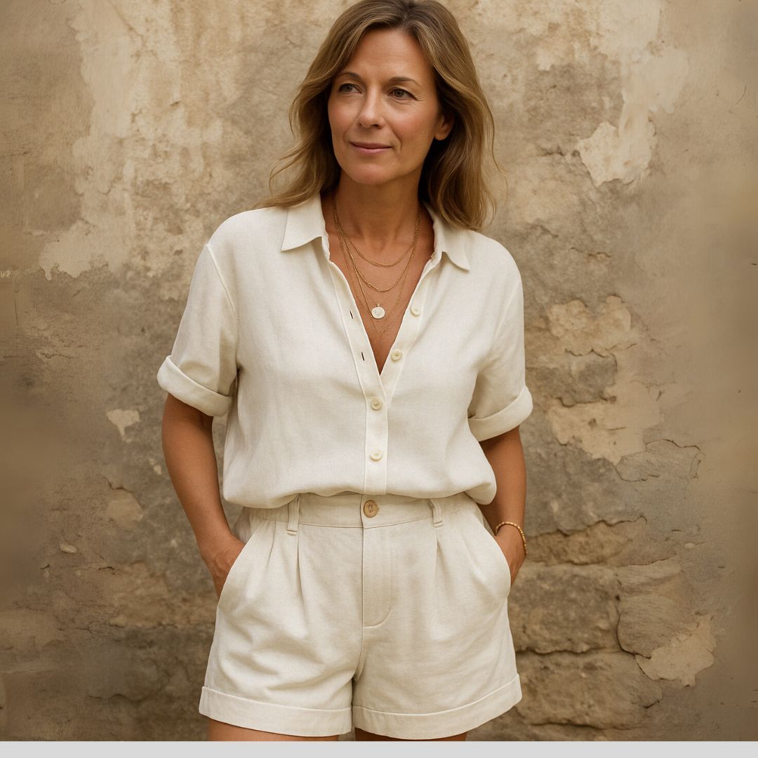 Emma | Ensemble en lin élégant pour un été confortable