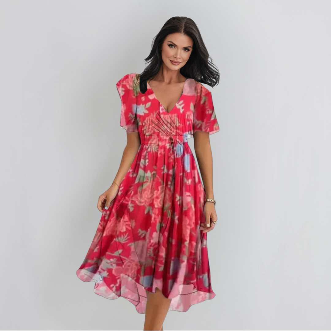 Lenka | Élégante Robe avec Décolleté en V