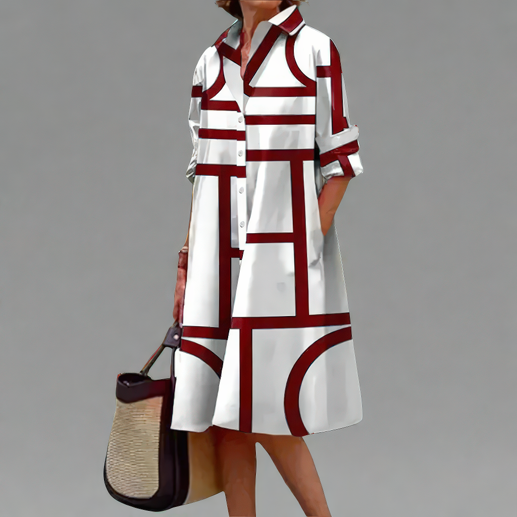 Elina | Robe midi faite main