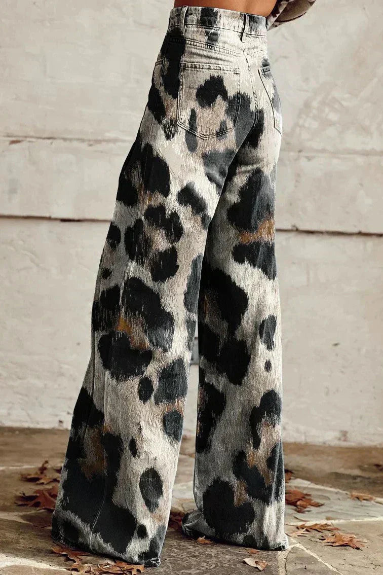 CHLOÉ | Pantalon Vintage Boho à Imprimé Élégant