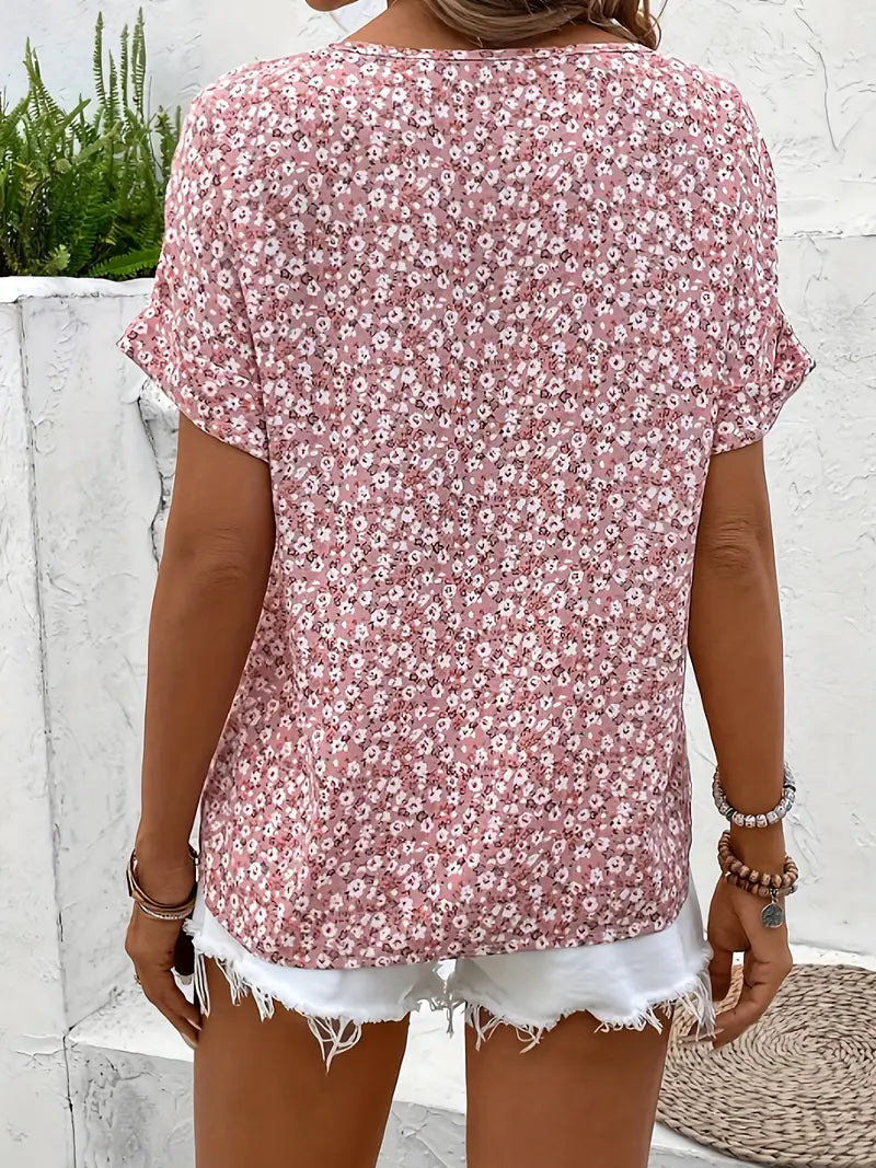 Verna | Élégante blouse à motif floral