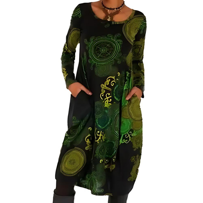 Robe Imprimée Artistique Nerina™