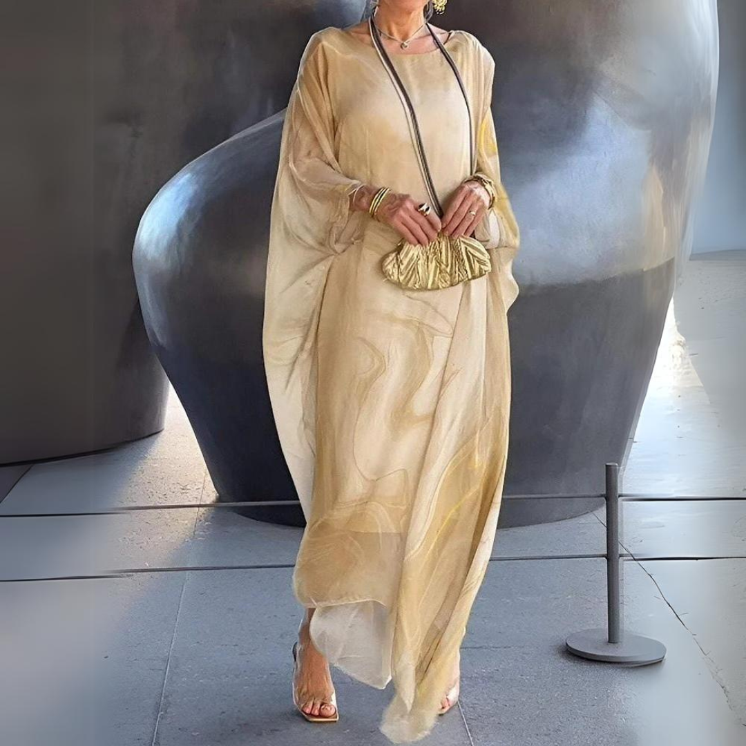 Laura™ - Robe en soie chiffon charmante