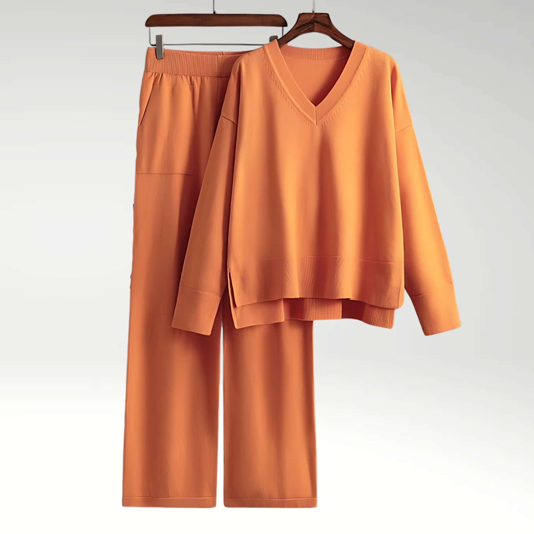 Luxe Ensemble deux pièces col V