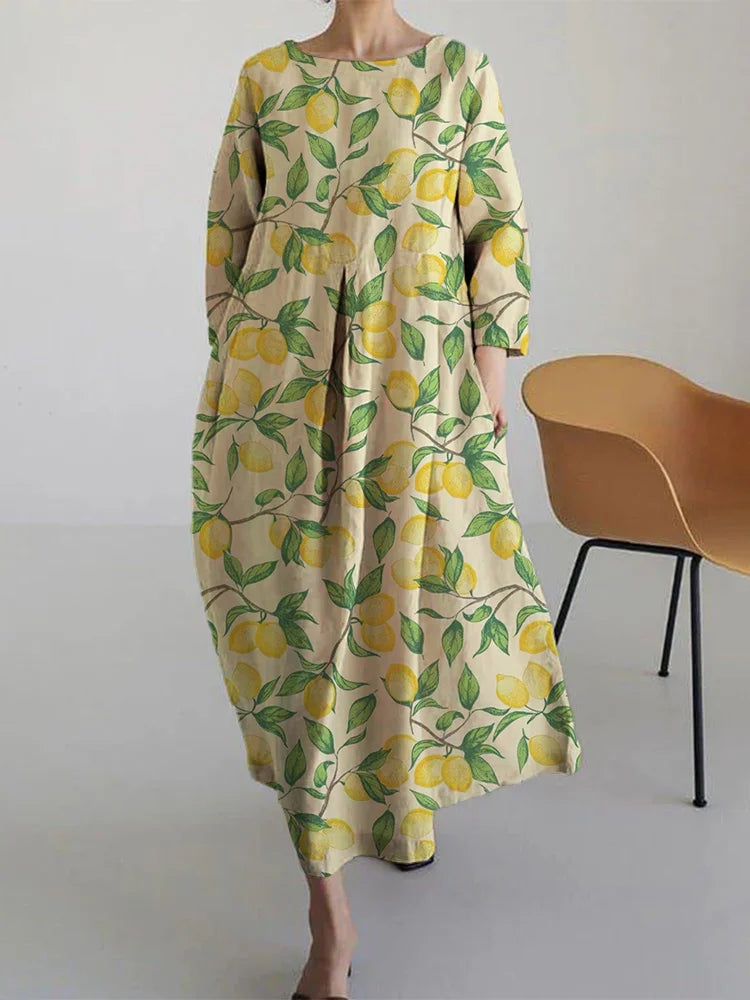 AURORA | Robe Midi Florale d'Été