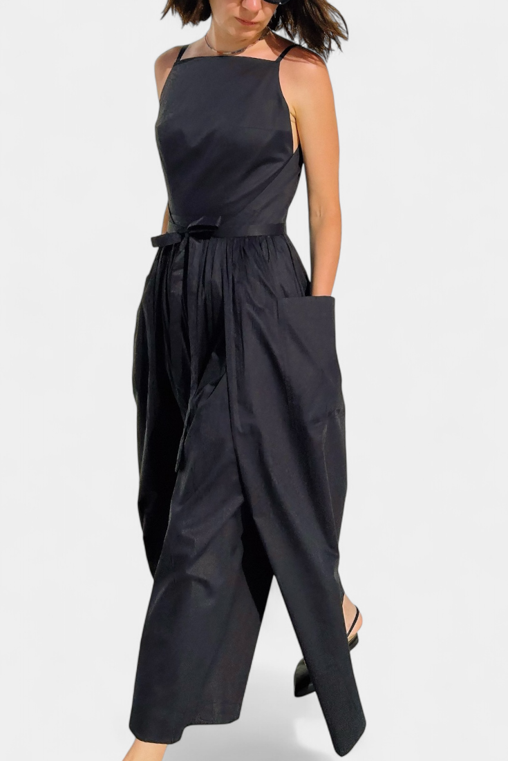 SERENA | Robe Longue à Liens Ajustables pour un Look Romantique et un Confort Estival