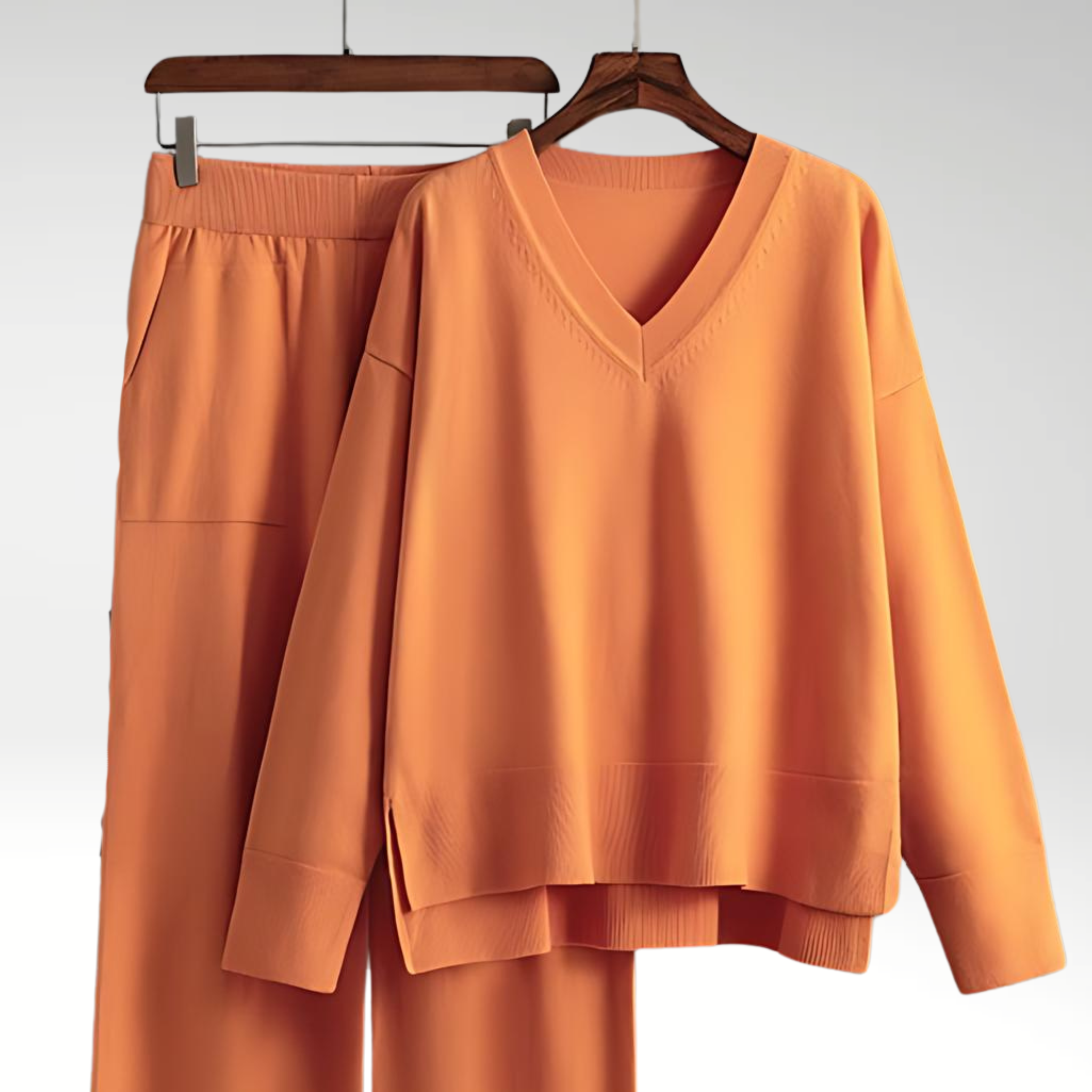 Luxe Ensemble deux pièces col V