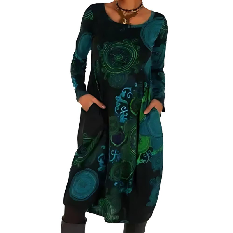 Robe Imprimée Artistique Nerina™