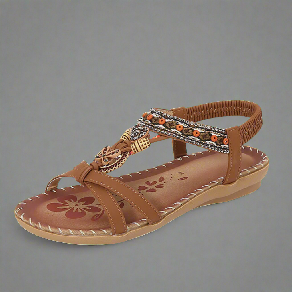 Corinna | Sandales d'été artisanales en matériaux de qualité supérieure