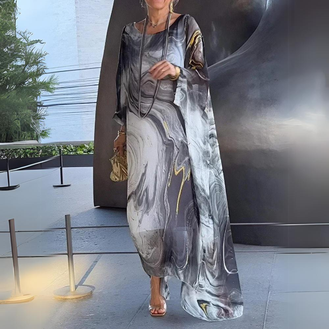 Laura™ - Robe en soie chiffon charmante