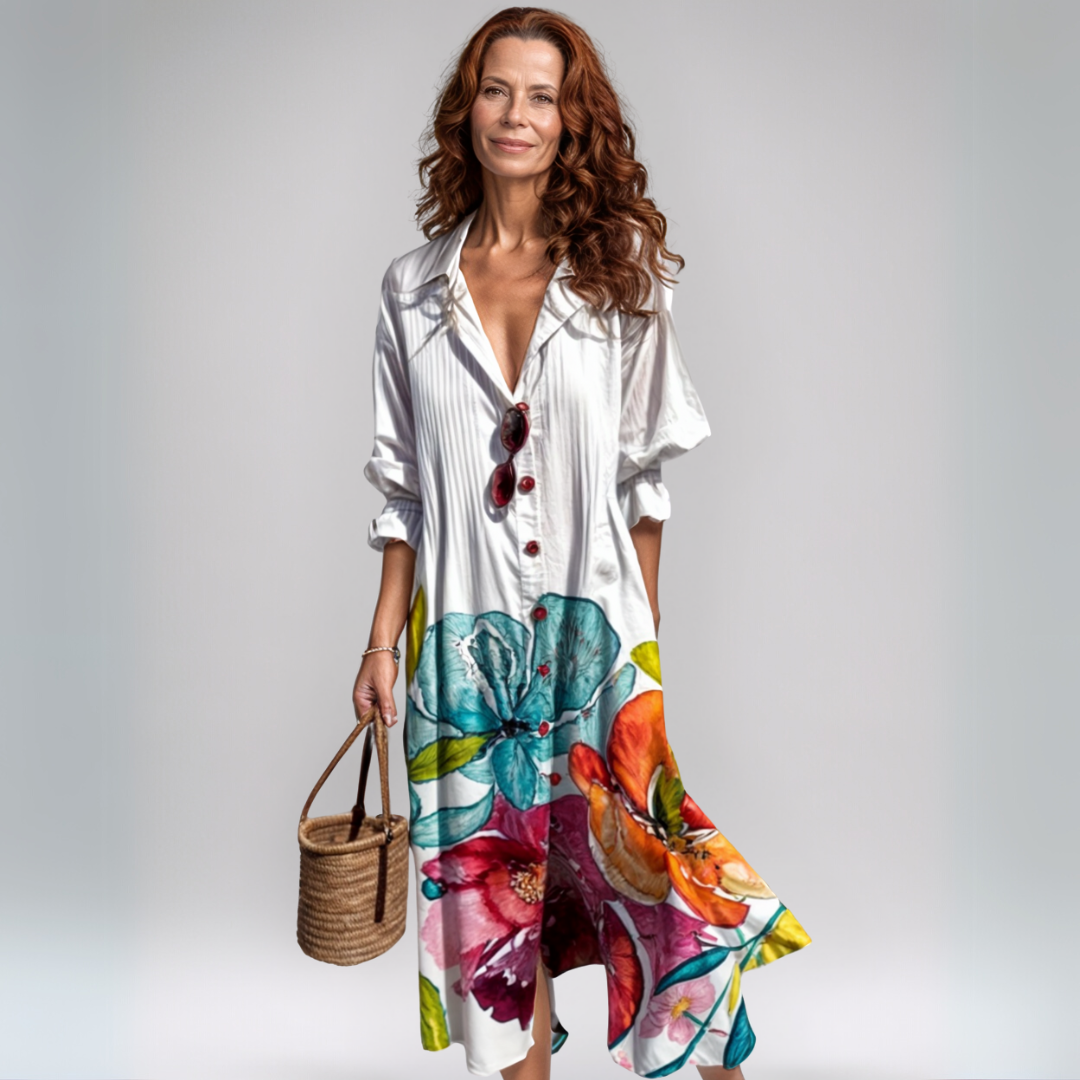 Charlotte | Robe maxi bohème légère pour les journées estivales
