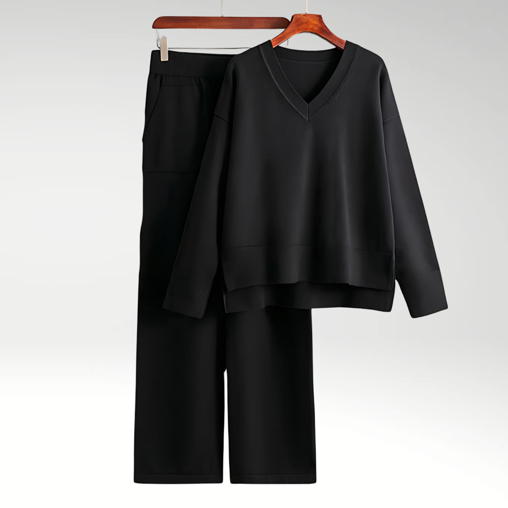 Luxe Ensemble deux pièces col V