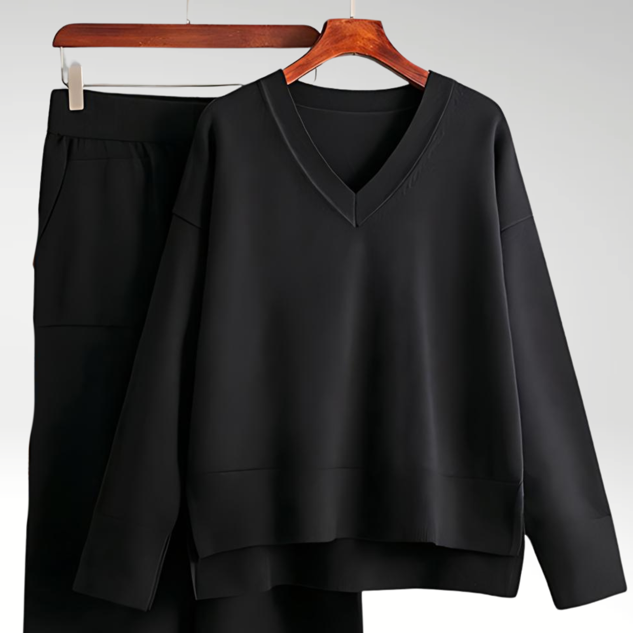 Luxe Ensemble deux pièces col V