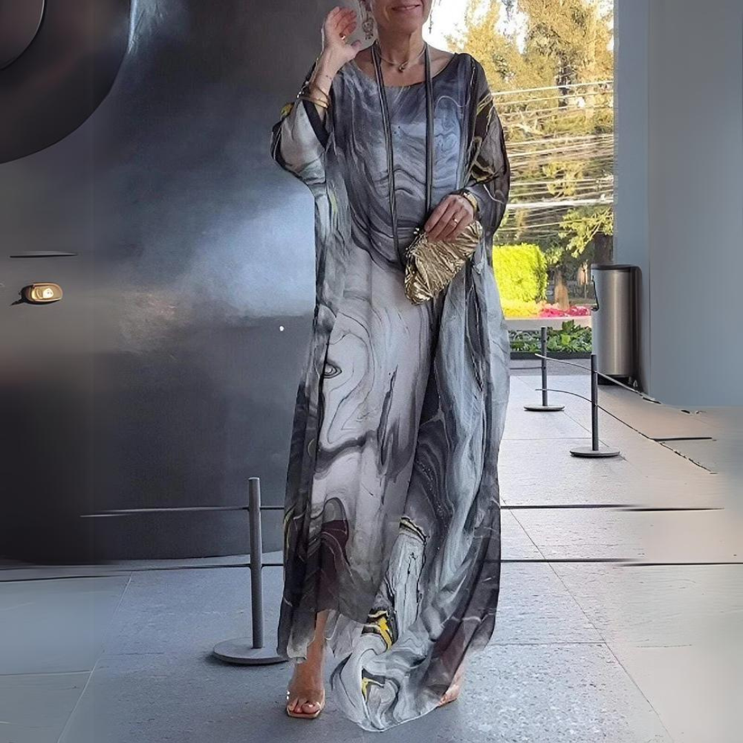 Laura™ - Robe en soie chiffon charmante