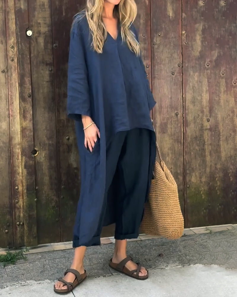ELENA | Ensemble Élégant en Deux Pièces au Style Polyvalent et Chic