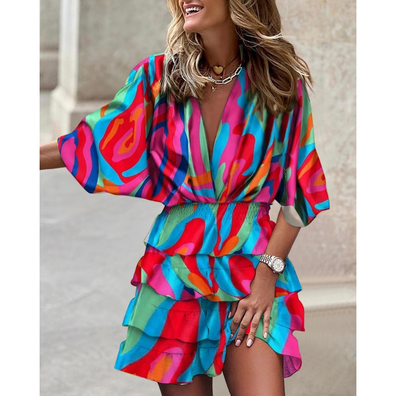 Francesca™ - Robe à imprimé stylée