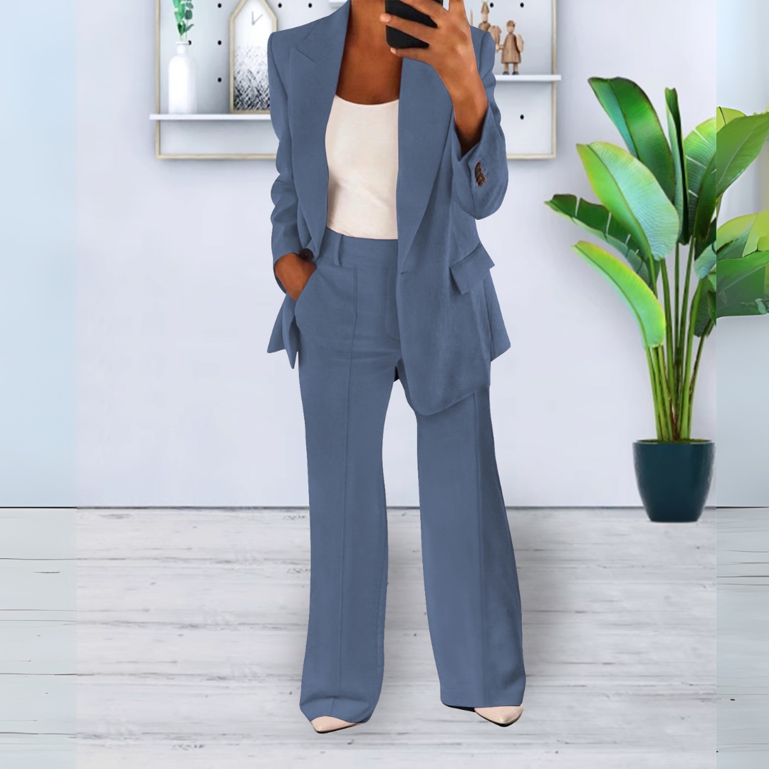 Zora | Ensemble élégant et confortable : Blazer et Pantalon