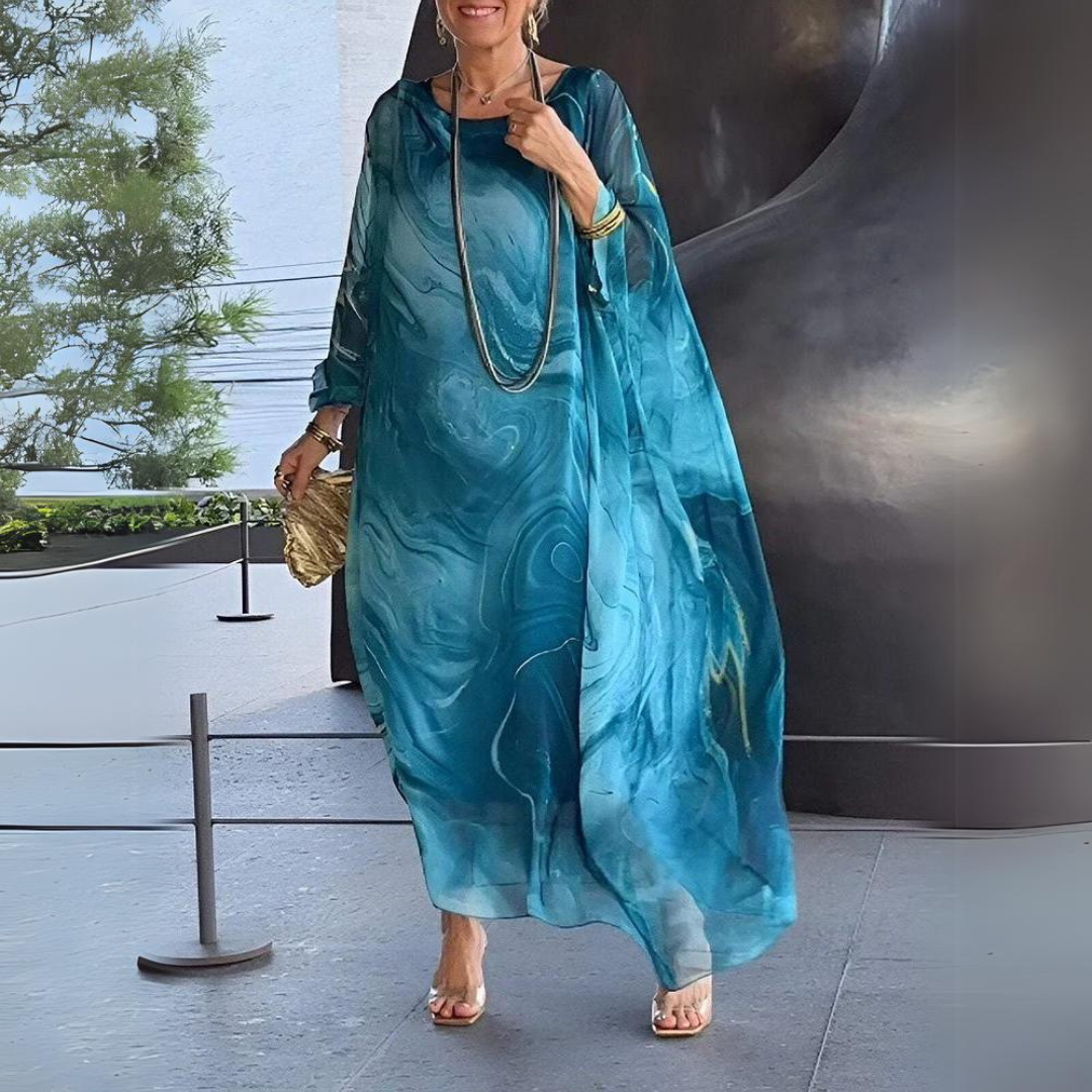 Laura™ - Robe en soie chiffon charmante