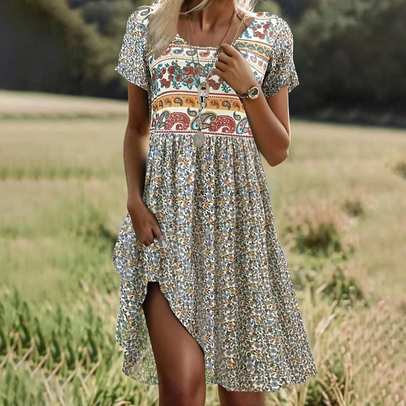 Anika – robe vintage boho