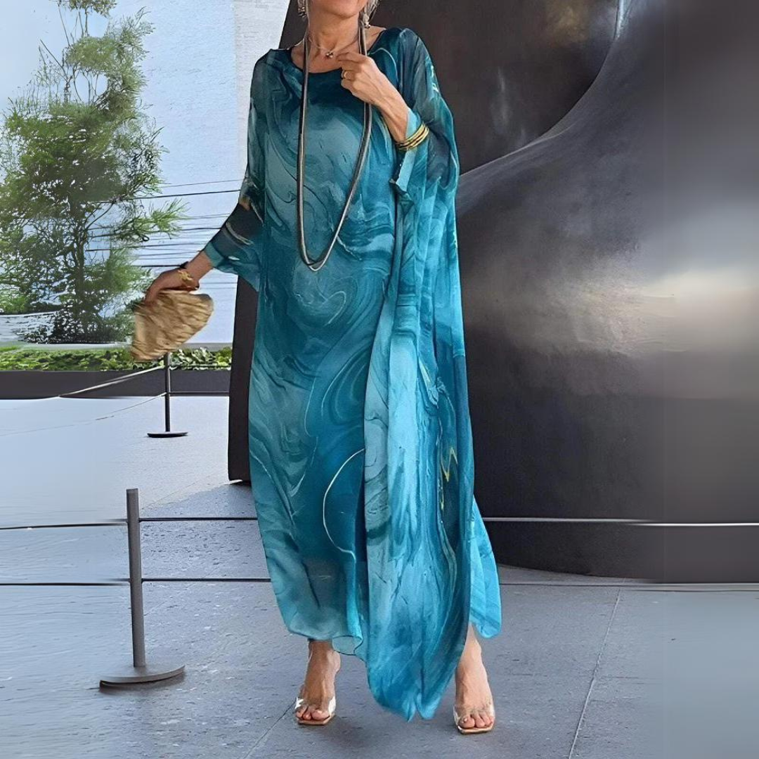 Laura™ - Robe en soie chiffon charmante