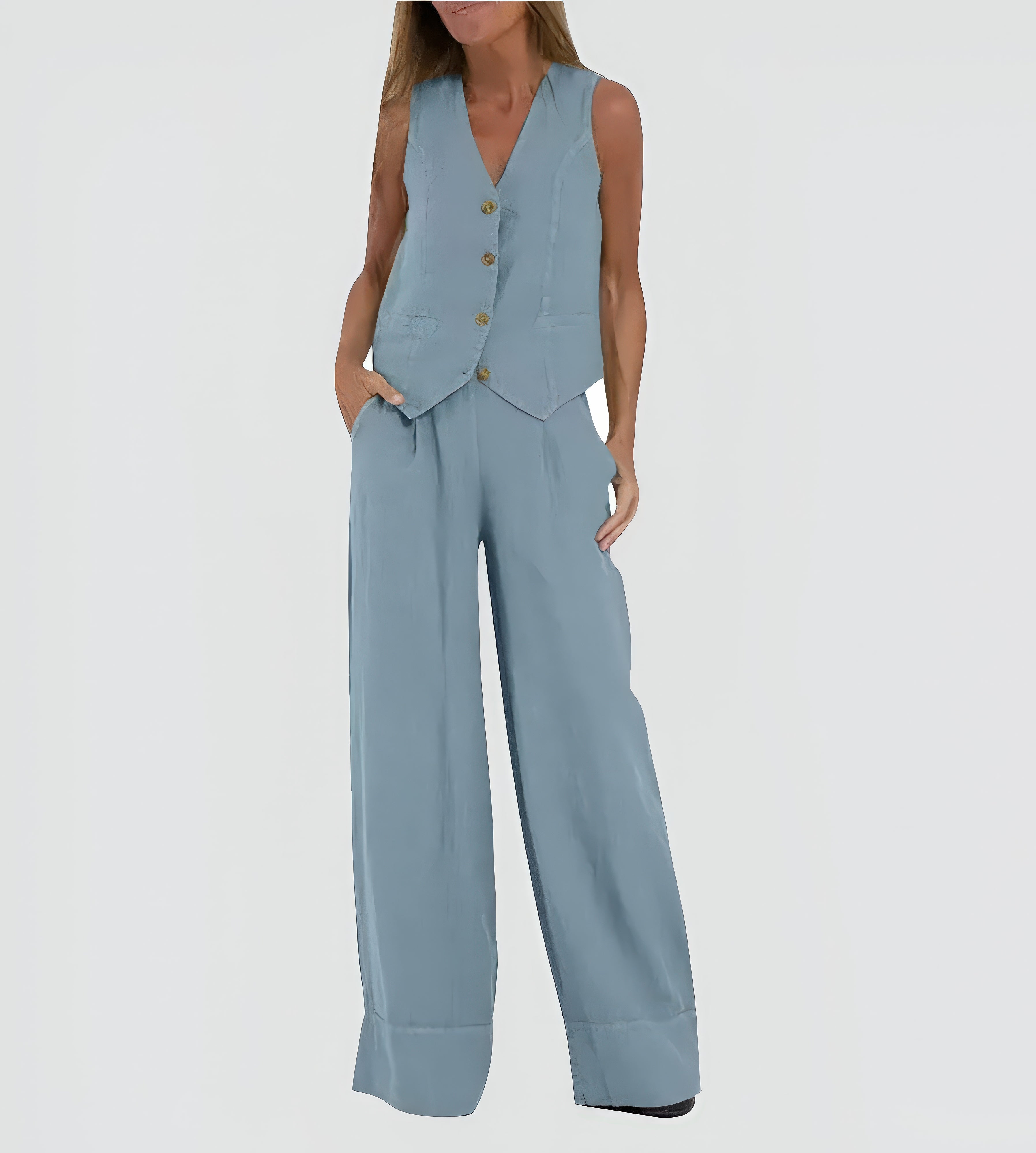 MARTINA | Haut Élégant Femme (+ Pantalon Assorti GRATUIT)