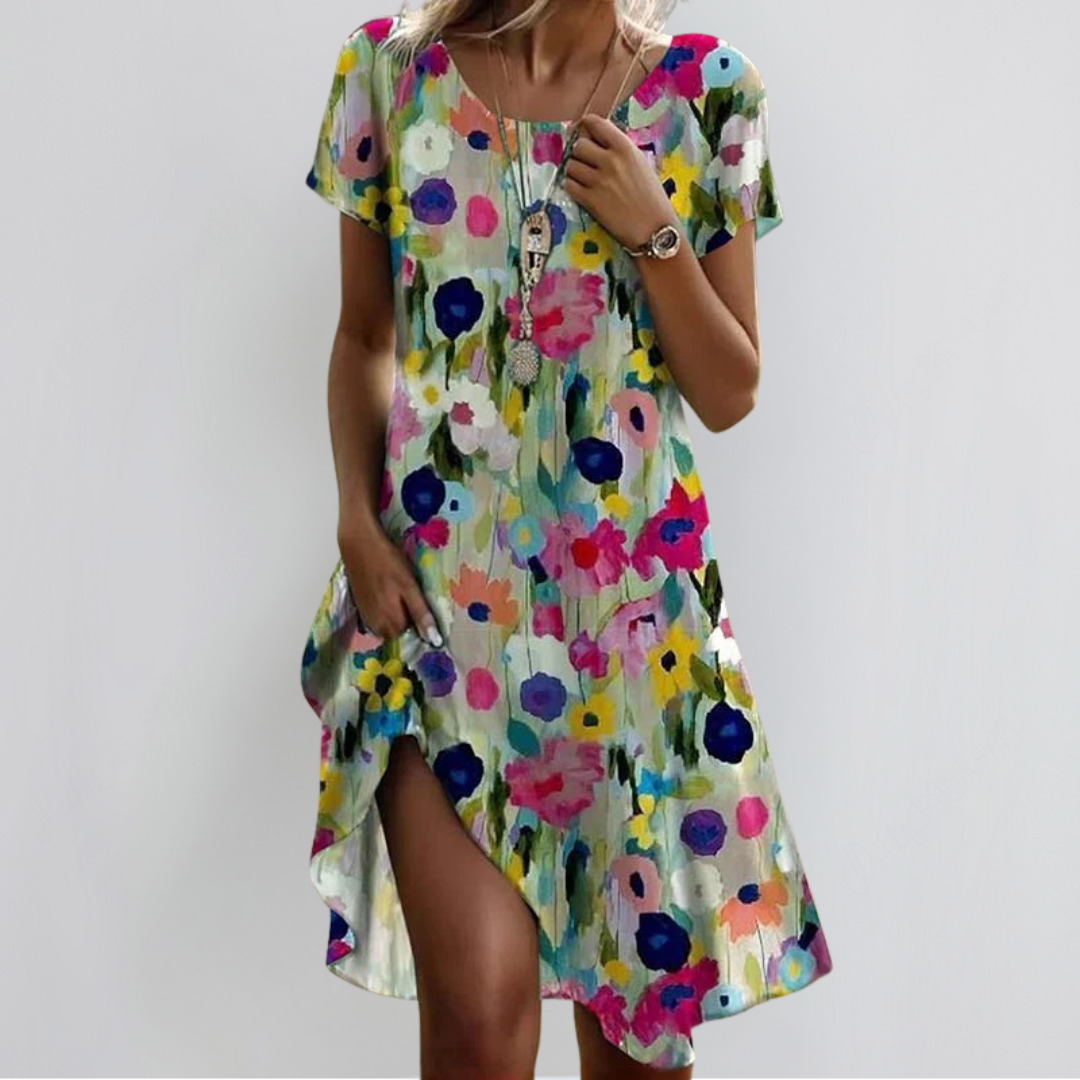 Eliska | Élégante Robe à Fleurs