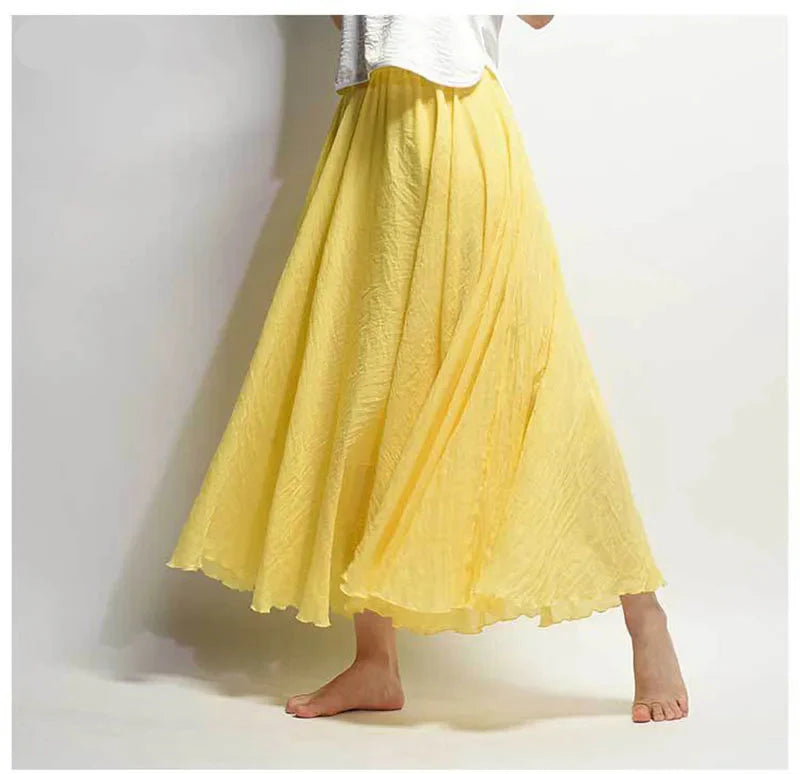 Ines | Jupe maxi estivale au charme ludique