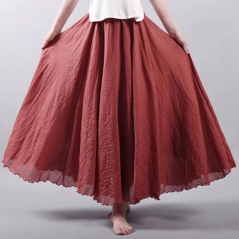 Ines | Jupe maxi estivale au charme ludique