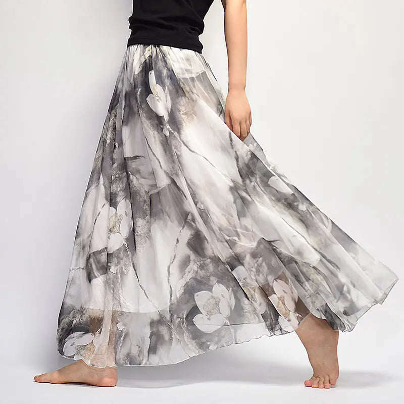 Geneviève | Jupe Maxi Légère Idéale pour Toutes les Occasions