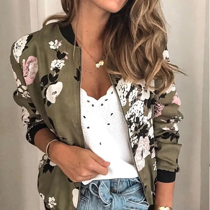 Hazel | Bomber avec imprimé floral tendance