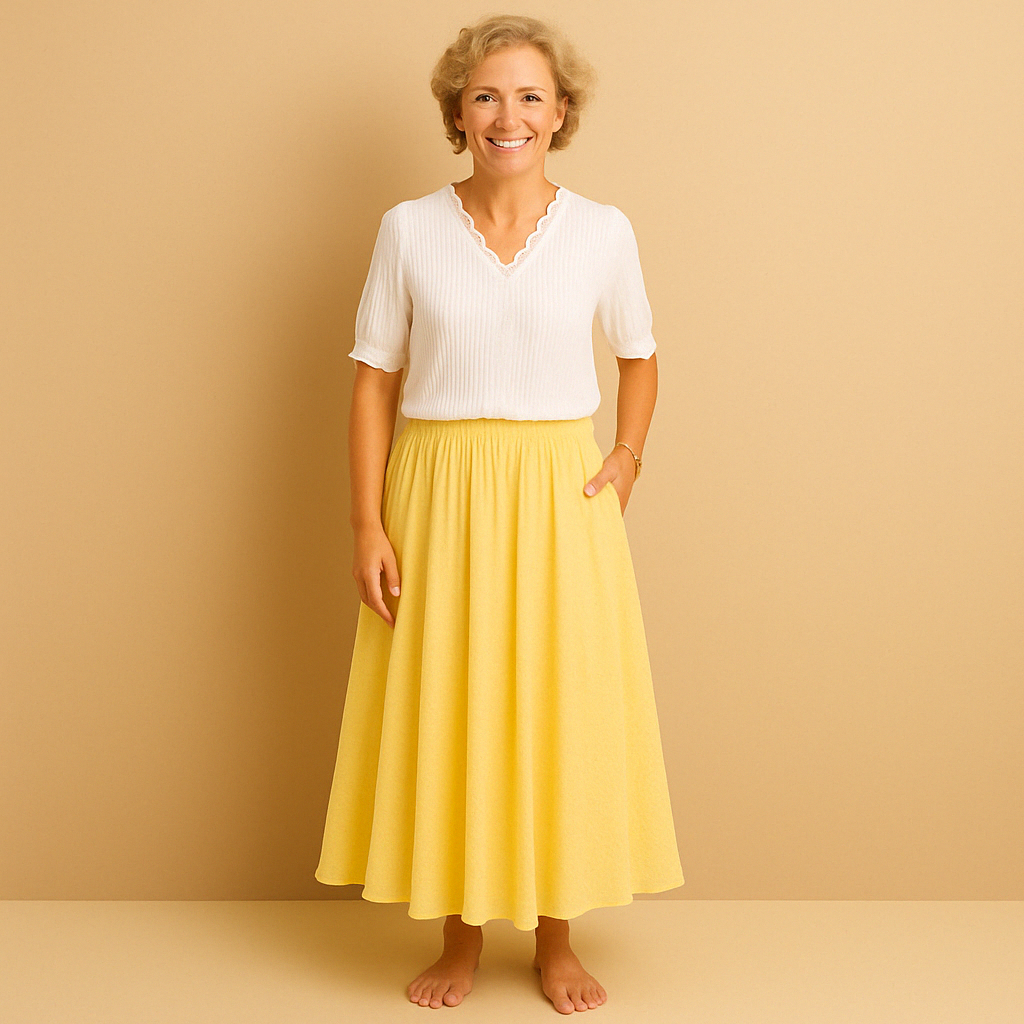 Ines | Jupe maxi estivale au charme ludique